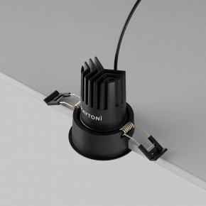 Встраиваемый светильник Maytoni Dip DL115-10W-2.7K-B в Нижнем Тагиле - nizhniy-tagil.ok-mebel.com | фото 6
