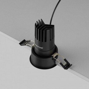 Встраиваемый светильник Maytoni Dip DL116-10W-2.7K-B в Нижнем Тагиле - nizhniy-tagil.ok-mebel.com | фото 6