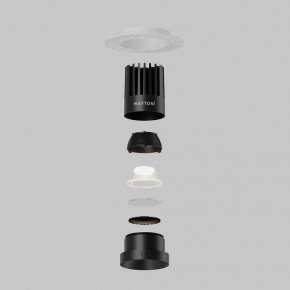 Встраиваемый светильник Maytoni Dip DL121-15W-4K-TRS-B в Нижнем Тагиле - nizhniy-tagil.ok-mebel.com | фото 8