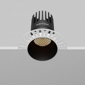 Встраиваемый светильник Maytoni Dip DL122-15W-2.7K-TRS-B в Нижнем Тагиле - nizhniy-tagil.ok-mebel.com | фото 7