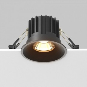 Встраиваемый светильник Maytoni Round DL058-12W2.7K-B в Нижнем Тагиле - nizhniy-tagil.ok-mebel.com | фото 4
