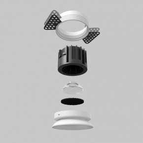 Встраиваемый светильник Maytoni Round DL058-12W2.7K-TRS-W в Нижнем Тагиле - nizhniy-tagil.ok-mebel.com | фото 5