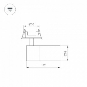 Встраиваемый светильник на штанге Arlight LGD-ARTEMIS-BUILT-FLAP-R55-12W 051796 в Нижнем Тагиле - nizhniy-tagil.ok-mebel.com | фото 6
