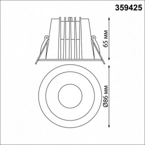 Встраиваемый светильник Novotech Lang 359425 в Нижнем Тагиле - nizhniy-tagil.ok-mebel.com | фото 8