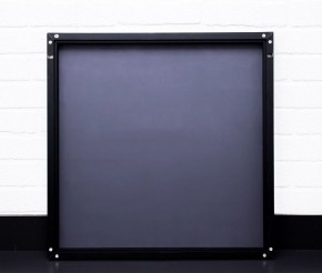 Зеркало Corsica 600х600 black без подсветки Sansa (SB1064Z) в Нижнем Тагиле - nizhniy-tagil.ok-mebel.com | фото 3