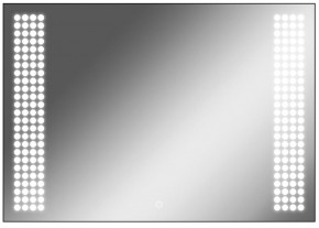 Зеркало Cosmo 100 black с подсветкой Sansa (SC1047Z) в Нижнем Тагиле - nizhniy-tagil.ok-mebel.com | фото 1