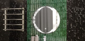 Зеркало Канберра 700х700 с подсветкой Домино (GL7032Z) в Нижнем Тагиле - nizhniy-tagil.ok-mebel.com | фото 7