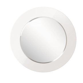 Зеркало круглое белый (РМ/02) в Нижнем Тагиле - nizhniy-tagil.ok-mebel.com | фото 1