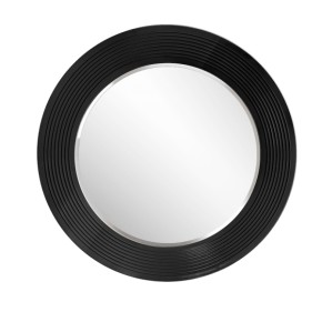 Зеркало круглое черный (РМ/02(S) в Нижнем Тагиле - nizhniy-tagil.ok-mebel.com | фото 1